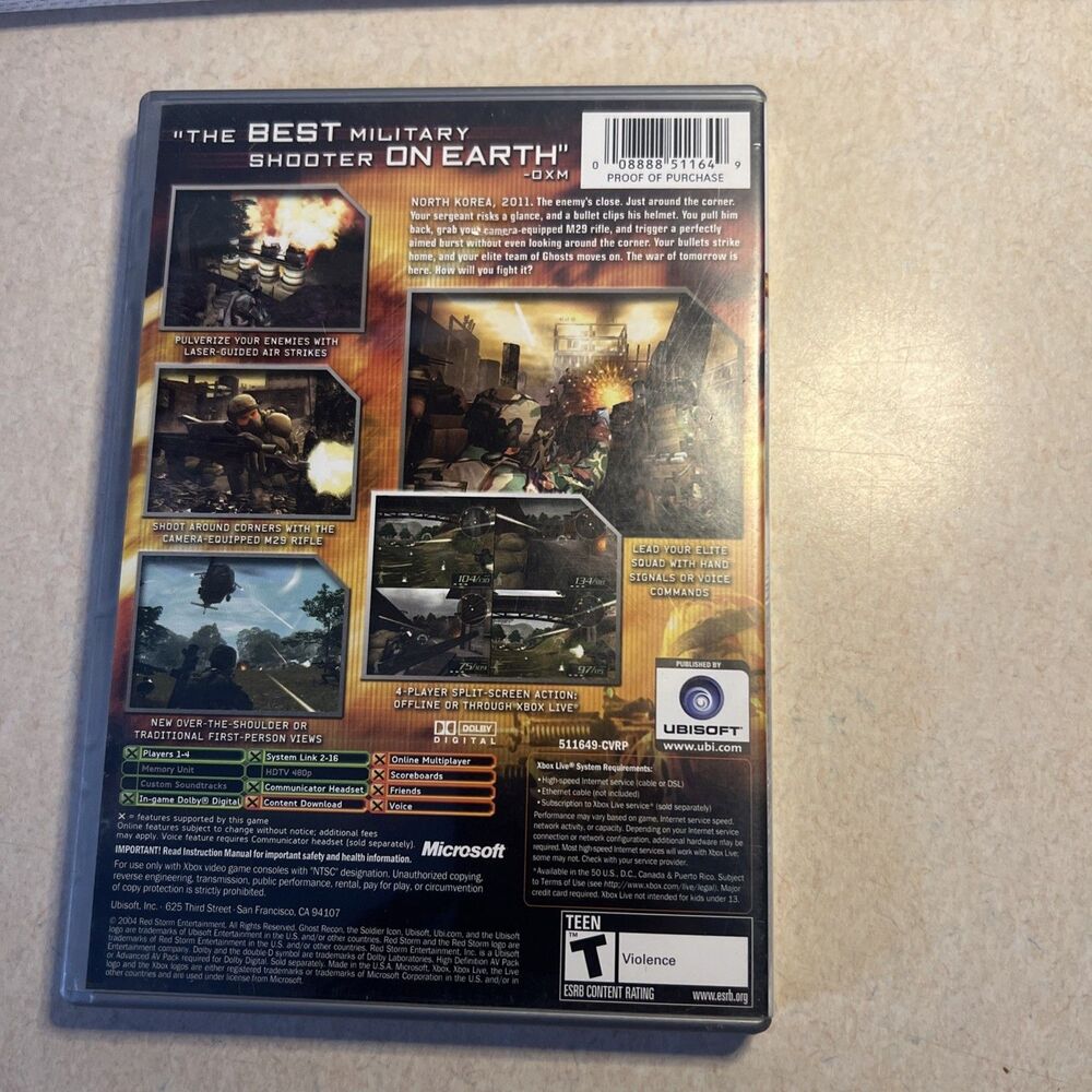 Ghost Recon 2 - Microsoft Xbox Excellent condition - Picture 2 of 3